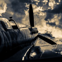Buy canvas prints of Pining Spitfire by Michael McNeil