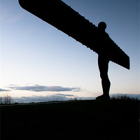 Buy canvas prints of Angel of the North - Sunrise by jonathan atkinson