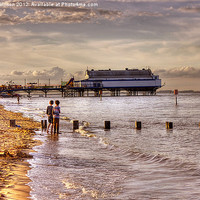Buy canvas prints of Cleethorpes Beach in Summer by paul jenkinson