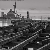 Buy canvas prints of Battleship wharf. by Mark Aynsley