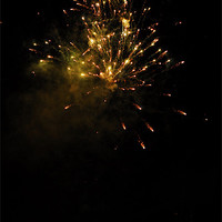 Buy canvas prints of Fireworks and smoke. by Alex Tenters