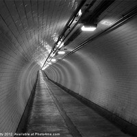 Buy canvas prints of Woolwich Foot Tunnel by paul petty