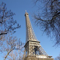 Buy canvas prints of eiffel tower. by paul petty