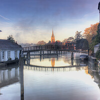 Buy canvas prints of Marlow Church  by Mick Vogel