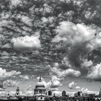 Buy canvas prints of Clouds (Mono) by Tracey Whitefoot