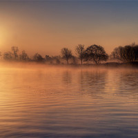 Buy canvas prints of Misty Dawn by Tracey Whitefoot