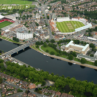 Buy canvas prints of Trent Bridge, Nottingham by Tracey Whitefoot