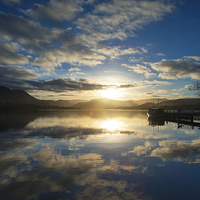 Buy canvas prints of Ullswater Dusk by Tracey Whitefoot
