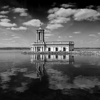 Buy canvas prints of Normanton Church Reflections by Tracey Whitefoot