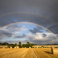 Buy canvas prints of Framed by a Rainbow  by Tracey Whitefoot