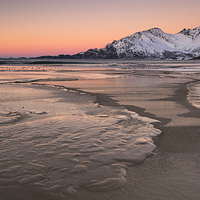 Buy canvas prints of Frozen Beach by Tracey Whitefoot