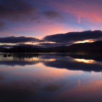 Buy canvas prints of Loch Ba Sunrise  by Tracey Whitefoot