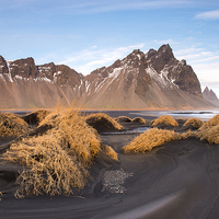Buy canvas prints of  Vestrahorn Mountain by Tracey Whitefoot