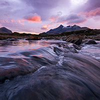 Buy canvas prints of Sligachan Sunset by Tracey Whitefoot