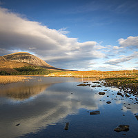 Buy canvas prints of Reflection on Loch Cill Chriosd by Tracey Whitefoot