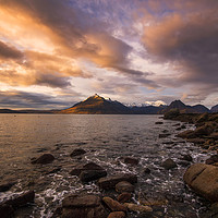 Buy canvas prints of Elgol Sunset  by Tracey Whitefoot