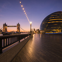 Buy canvas prints of Southbank Sunrise by Tracey Whitefoot