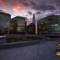 Buy canvas prints of Southbank Sunset by Tracey Whitefoot