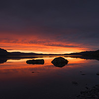 Buy canvas prints of Sunset over Loch Torridon by Tracey Whitefoot