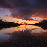 Buy canvas prints of Assynt Sunset  by Tracey Whitefoot