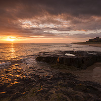 Buy canvas prints of Bamburgh Gold  by Tracey Whitefoot