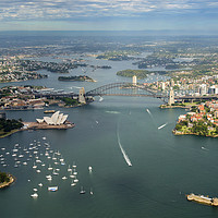 Buy canvas prints of Sydney from the Air  by Tracey Whitefoot