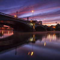 Buy canvas prints of Trent Bridge Sunrise by Tracey Whitefoot