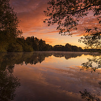 Buy canvas prints of Colwick Sunrise  by Tracey Whitefoot