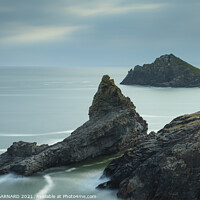 Buy canvas prints of Sevensouls Rock North Cornwall by CHRIS BARNARD