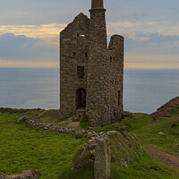 Buy canvas prints of West Wheal Owles Engine House by CHRIS BARNARD