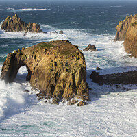 Buy canvas prints of Lands End Waves by CHRIS BARNARD