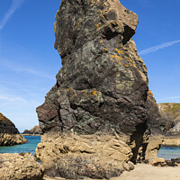 Buy canvas prints of Steeple Rock Kynance Cove by CHRIS BARNARD