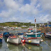 Buy canvas prints of Coverack Harbour by CHRIS BARNARD