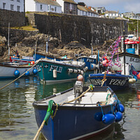 Buy canvas prints of Coverack Fishing Boats by CHRIS BARNARD