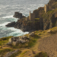 Buy canvas prints of Crown Engine Houses Botallack by CHRIS BARNARD