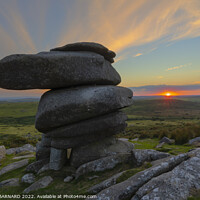 Buy canvas prints of The Cheesewring Bodmin Moor by CHRIS BARNARD