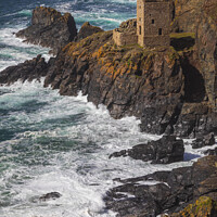 Buy canvas prints of The Crown Mines Botallack by CHRIS BARNARD