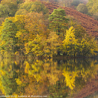 Buy canvas prints of Autumn on Rydal Water by CHRIS BARNARD
