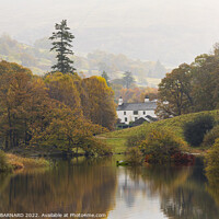 Buy canvas prints of Autumn on Rydal Water by CHRIS BARNARD