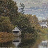 Buy canvas prints of Rydal Water Boathouse by CHRIS BARNARD