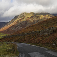Buy canvas prints of Wrynose Pass Lake District by CHRIS BARNARD