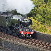 Buy canvas prints of The Flying Scotsman by CHRIS BARNARD