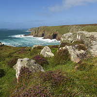 Buy canvas prints of Pendower Cove near Lands End by CHRIS BARNARD