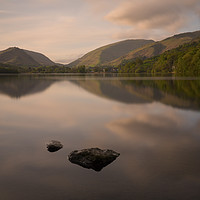 Buy canvas prints of Thirlmere at Sunset by CHRIS BARNARD