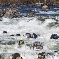 Buy canvas prints of The Great Falls Virginia by CHRIS BARNARD