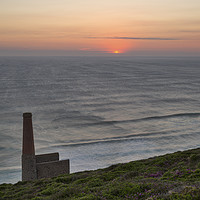 Buy canvas prints of Wheal Coates Sunset by CHRIS BARNARD