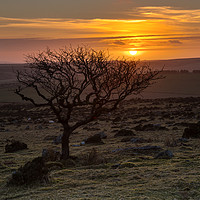 Buy canvas prints of Sunset over the Moor by CHRIS BARNARD