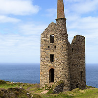 Buy canvas prints of West Wheal Owles Engine House by CHRIS BARNARD