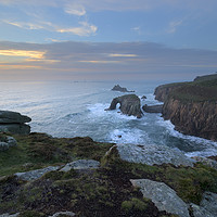 Buy canvas prints of Lands End by CHRIS BARNARD