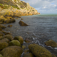 Buy canvas prints of Rugged Cove by CHRIS BARNARD